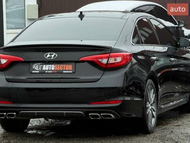 Черный Хендай Соната, объемом двигателя 2 л и пробегом 123 тыс. км за 12800 $, фото 6 на Automoto.ua