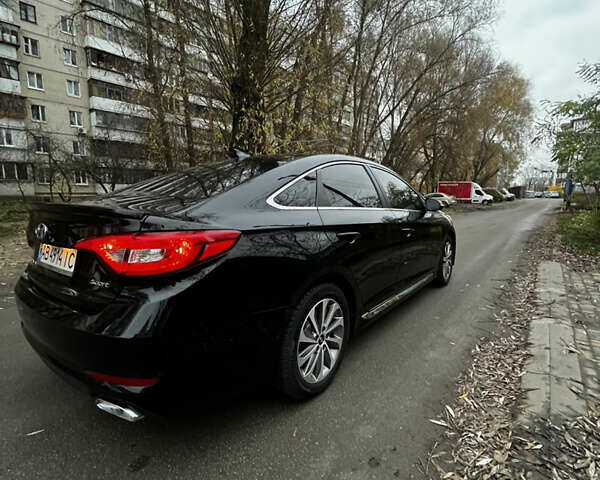 Черный Хендай Соната, объемом двигателя 2.36 л и пробегом 144 тыс. км за 10999 $, фото 4 на Automoto.ua