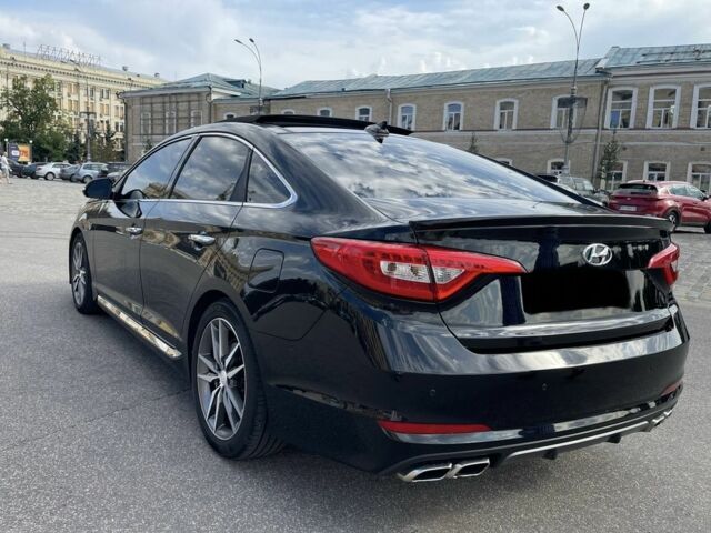 Чорний Хендай Соната, об'ємом двигуна 2 л та пробігом 127 тис. км за 12200 $, фото 5 на Automoto.ua