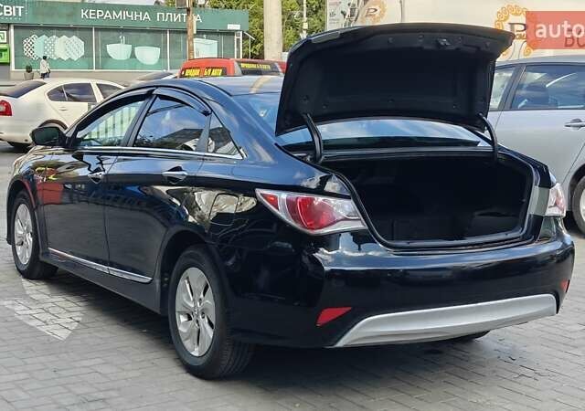 Черный Хендай Соната, объемом двигателя 2.4 л и пробегом 225 тыс. км за 10700 $, фото 11 на Automoto.ua