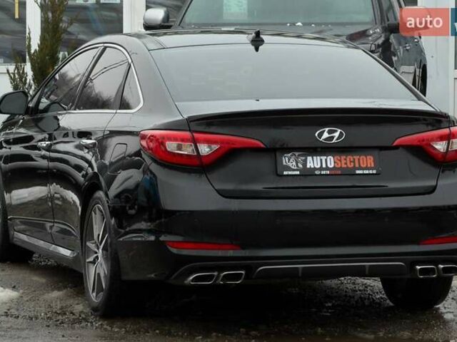 Черный Хендай Соната, объемом двигателя 2 л и пробегом 123 тыс. км за 12800 $, фото 9 на Automoto.ua