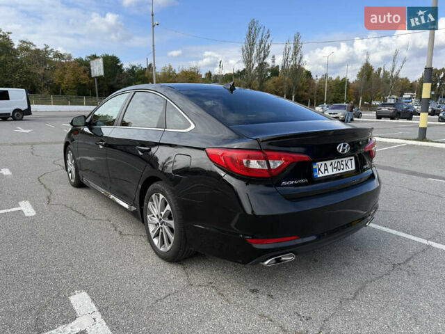 Черный Хендай Соната, объемом двигателя 2.36 л и пробегом 170 тыс. км за 9500 $, фото 11 на Automoto.ua