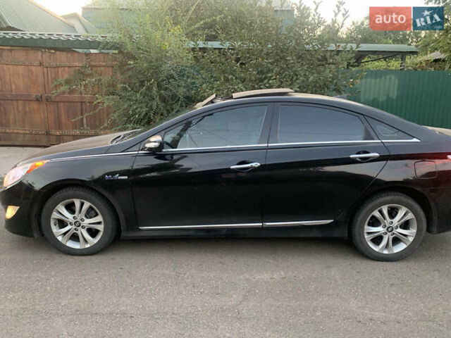 Черный Хендай Соната, объемом двигателя 2.36 л и пробегом 122 тыс. км за 10700 $, фото 1 на Automoto.ua