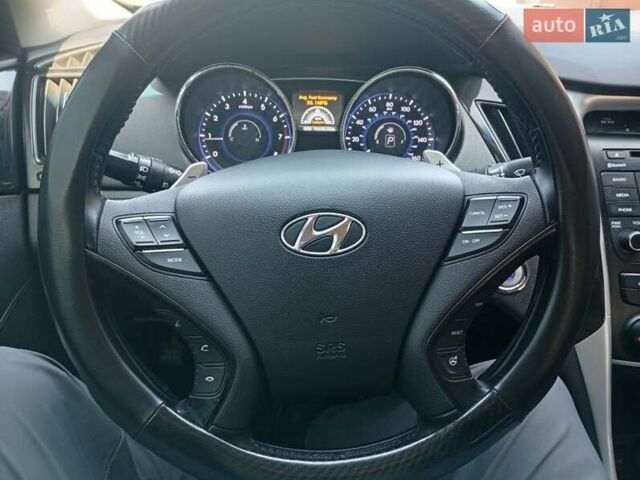 Черный Хендай Соната, объемом двигателя 2.36 л и пробегом 90 тыс. км за 8600 $, фото 8 на Automoto.ua