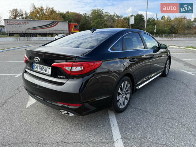 Черный Хендай Соната, объемом двигателя 2.36 л и пробегом 170 тыс. км за 9500 $, фото 14 на Automoto.ua