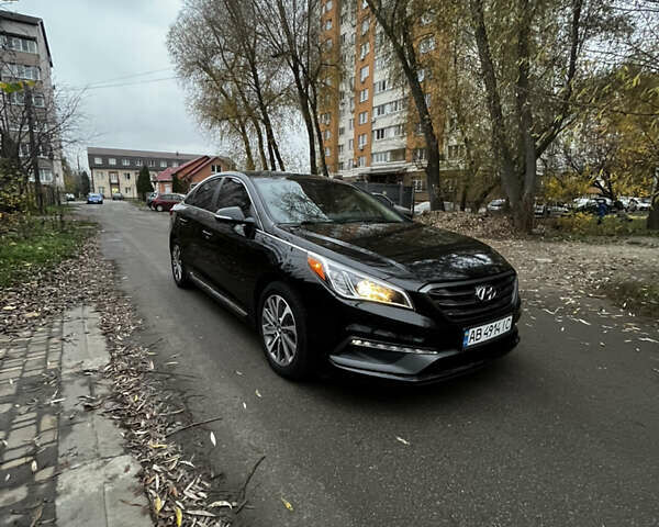Черный Хендай Соната, объемом двигателя 2.36 л и пробегом 144 тыс. км за 10999 $, фото 3 на Automoto.ua