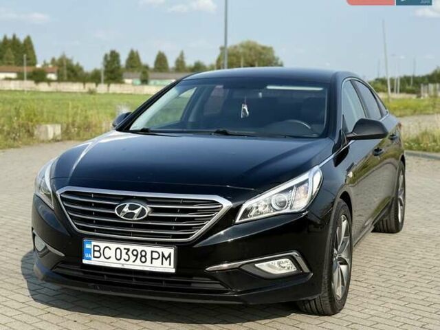 Черный Хендай Соната, объемом двигателя 2 л и пробегом 158 тыс. км за 9900 $, фото 2 на Automoto.ua