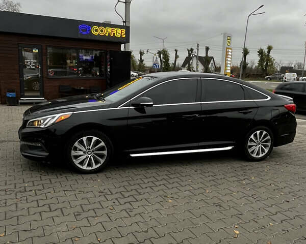 Черный Хендай Соната, объемом двигателя 2.36 л и пробегом 144 тыс. км за 10999 $, фото 18 на Automoto.ua