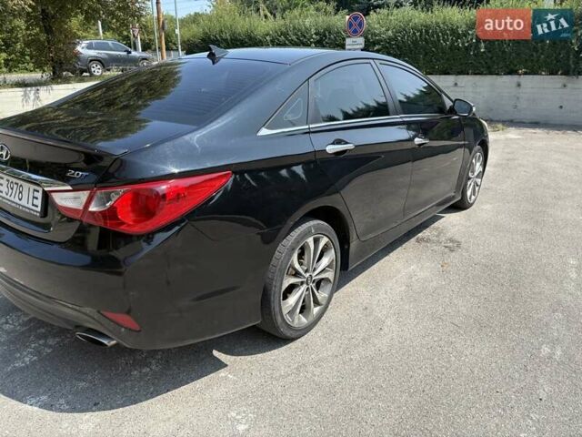 Черный Хендай Соната, объемом двигателя 2 л и пробегом 168 тыс. км за 7200 $, фото 9 на Automoto.ua