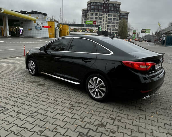 Черный Хендай Соната, объемом двигателя 2.36 л и пробегом 144 тыс. км за 10999 $, фото 27 на Automoto.ua