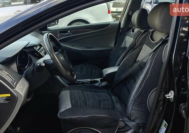 Черный Хендай Соната, объемом двигателя 2.4 л и пробегом 225 тыс. км за 10700 $, фото 15 на Automoto.ua