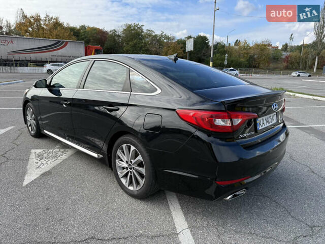 Черный Хендай Соната, объемом двигателя 2.36 л и пробегом 170 тыс. км за 9500 $, фото 15 на Automoto.ua