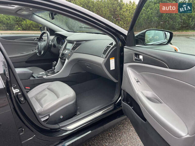 Черный Хендай Соната, объемом двигателя 2.36 л и пробегом 113 тыс. км за 12777 $, фото 6 на Automoto.ua