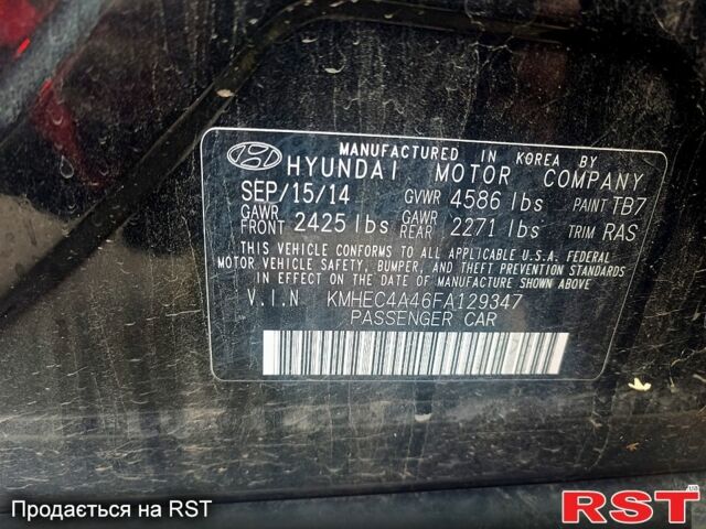 Чорний Хендай Соната, об'ємом двигуна 2.4 л та пробігом 215 тис. км за 9000 $, фото 6 на Automoto.ua