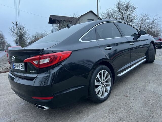 Черный Хендай Соната, объемом двигателя 2.4 л и пробегом 152 тыс. км за 9450 $, фото 11 на Automoto.ua