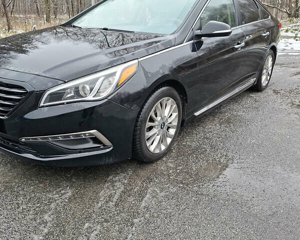 Черный Хендай Соната, объемом двигателя 2.36 л и пробегом 230 тыс. км за 9300 $, фото 10 на Automoto.ua