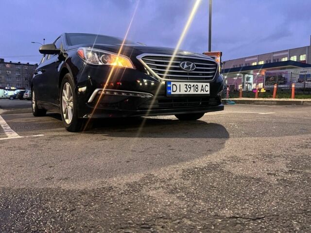 Черный Хендай Соната, объемом двигателя 2.4 л и пробегом 240 тыс. км за 8500 $, фото 2 на Automoto.ua