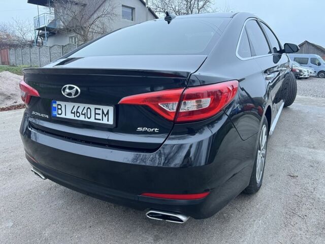 Черный Хендай Соната, объемом двигателя 2.4 л и пробегом 152 тыс. км за 9450 $, фото 10 на Automoto.ua
