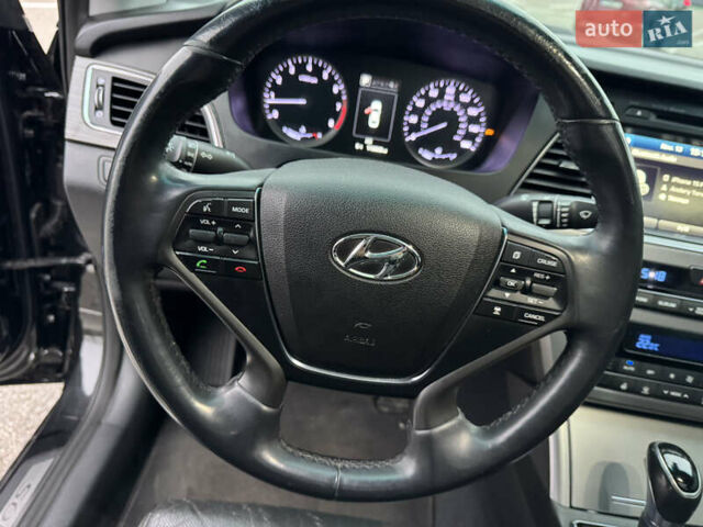Черный Хендай Соната, объемом двигателя 2.4 л и пробегом 250 тыс. км за 10500 $, фото 27 на Automoto.ua