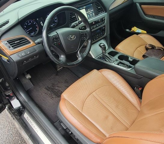 Черный Хендай Соната, объемом двигателя 2.4 л и пробегом 117 тыс. км за 13500 $, фото 11 на Automoto.ua