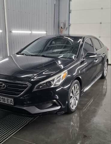 Черный Хендай Соната, объемом двигателя 2.36 л и пробегом 138 тыс. км за 10400 $, фото 3 на Automoto.ua