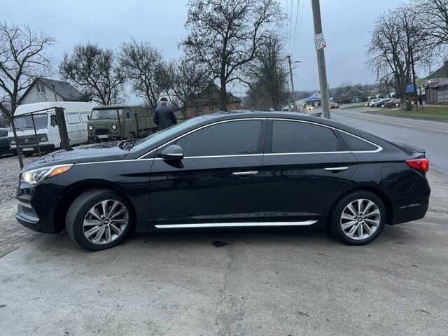 Черный Хендай Соната, объемом двигателя 2.4 л и пробегом 152 тыс. км за 9450 $, фото 16 на Automoto.ua