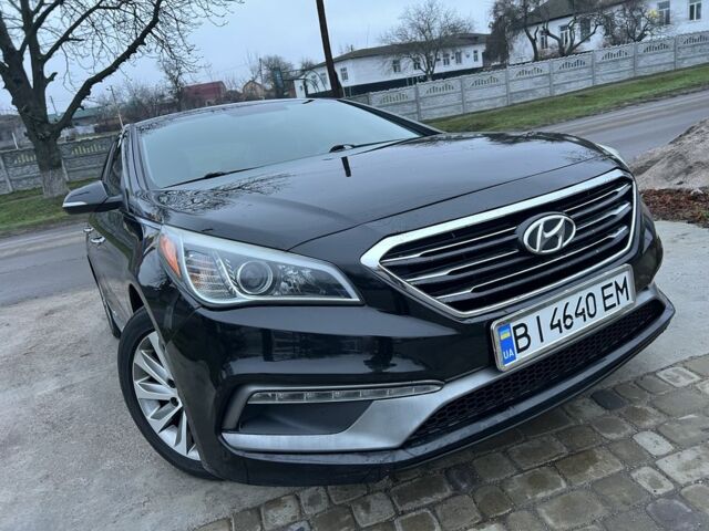 Черный Хендай Соната, объемом двигателя 2.4 л и пробегом 152 тыс. км за 9450 $, фото 7 на Automoto.ua