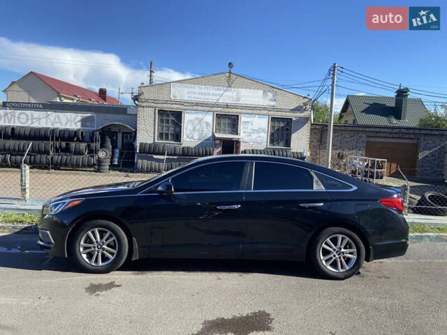 Черный Хендай Соната, объемом двигателя 2.36 л и пробегом 171 тыс. км за 9500 $, фото 1 на Automoto.ua