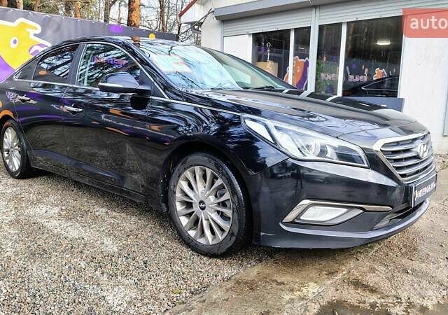 Чорний Хендай Соната, об'ємом двигуна 2 л та пробігом 98 тис. км за 9499 $, фото 6 на Automoto.ua