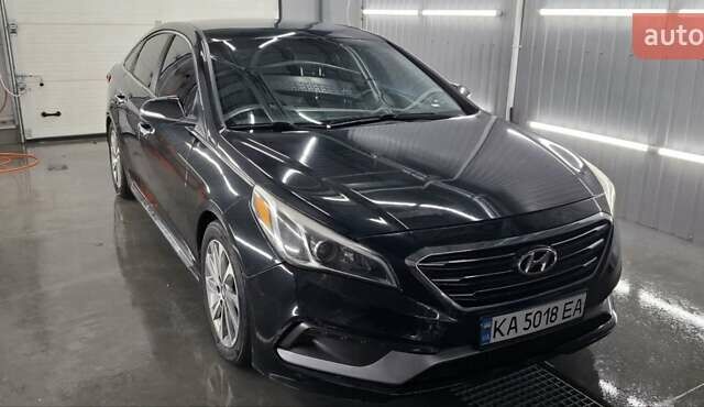 Черный Хендай Соната, объемом двигателя 2.36 л и пробегом 138 тыс. км за 10400 $, фото 7 на Automoto.ua