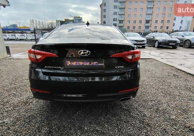 Чорний Хендай Соната, об'ємом двигуна 2 л та пробігом 98 тис. км за 9499 $, фото 3 на Automoto.ua