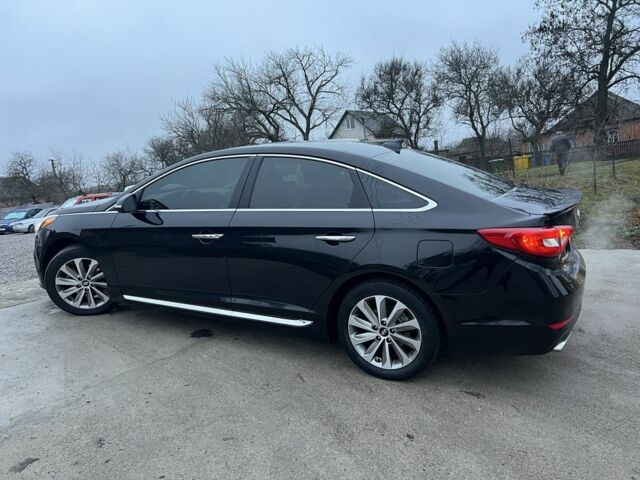 Черный Хендай Соната, объемом двигателя 2.4 л и пробегом 152 тыс. км за 9450 $, фото 17 на Automoto.ua