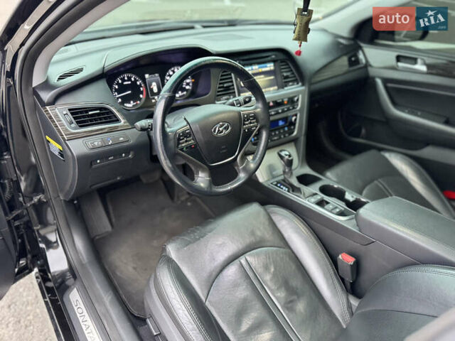 Черный Хендай Соната, объемом двигателя 2.4 л и пробегом 250 тыс. км за 10500 $, фото 25 на Automoto.ua