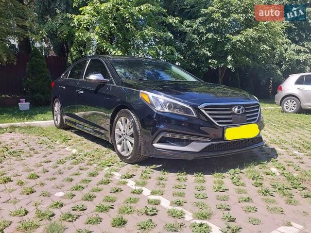 Черный Хендай Соната, объемом двигателя 2.36 л и пробегом 140 тыс. км за 12600 $, фото 1 на Automoto.ua