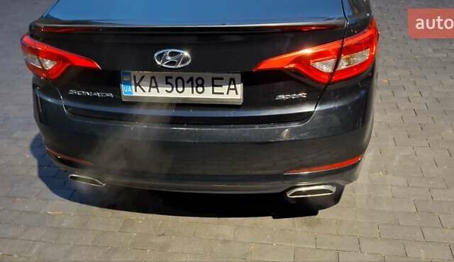 Черный Хендай Соната, объемом двигателя 2.36 л и пробегом 138 тыс. км за 10400 $, фото 23 на Automoto.ua