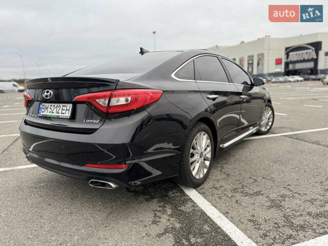Черный Хендай Соната, объемом двигателя 2.4 л и пробегом 250 тыс. км за 10500 $, фото 7 на Automoto.ua