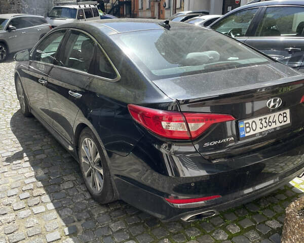 Черный Хендай Соната, объемом двигателя 2.4 л и пробегом 116 тыс. км за 15000 $, фото 13 на Automoto.ua