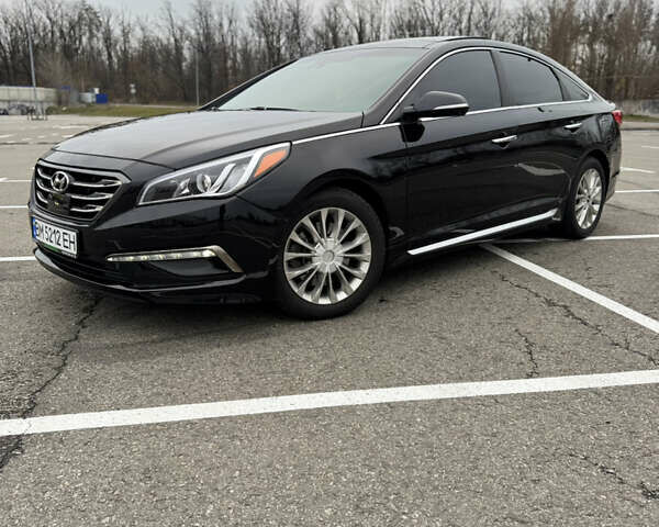 Черный Хендай Соната, объемом двигателя 2.4 л и пробегом 250 тыс. км за 10500 $, фото 2 на Automoto.ua