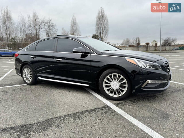 Черный Хендай Соната, объемом двигателя 2.4 л и пробегом 250 тыс. км за 10500 $, фото 10 на Automoto.ua