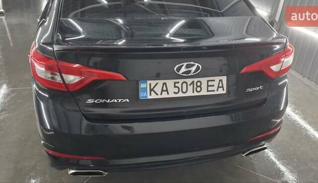 Черный Хендай Соната, объемом двигателя 2.36 л и пробегом 138 тыс. км за 10400 $, фото 25 на Automoto.ua