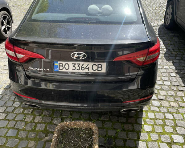 Черный Хендай Соната, объемом двигателя 2.4 л и пробегом 116 тыс. км за 15000 $, фото 15 на Automoto.ua