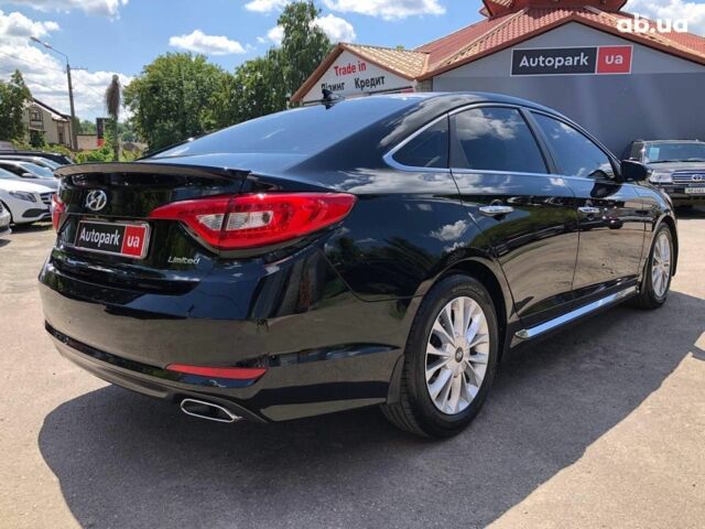 Черный Хендай Соната, объемом двигателя 2.4 л и пробегом 144 тыс. км за 13290 $, фото 7 на Automoto.ua
