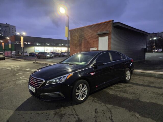 Черный Хендай Соната, объемом двигателя 2.4 л и пробегом 240 тыс. км за 8500 $, фото 1 на Automoto.ua