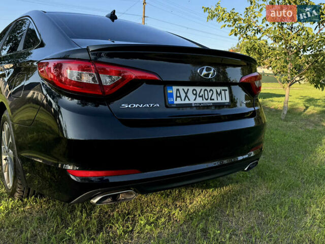 Черный Хендай Соната, объемом двигателя 2.36 л и пробегом 129 тыс. км за 11350 $, фото 5 на Automoto.ua