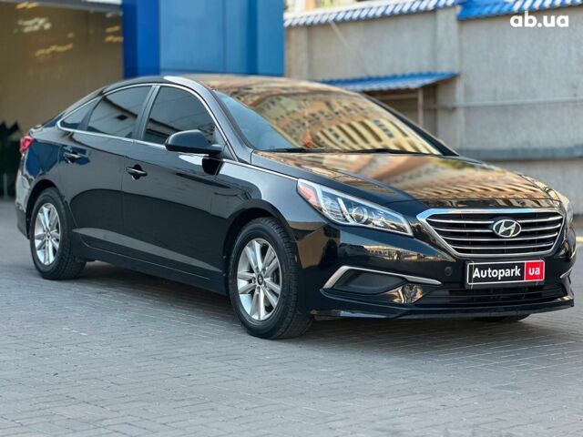 Черный Хендай Соната, объемом двигателя 2.4 л и пробегом 180 тыс. км за 9440 $, фото 2 на Automoto.ua