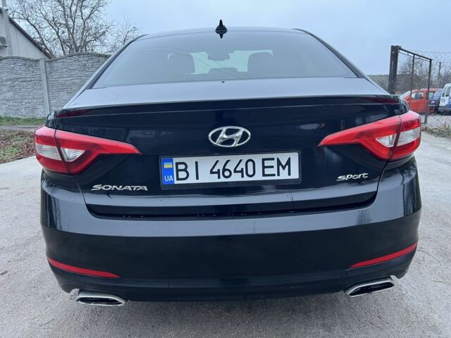 Черный Хендай Соната, объемом двигателя 2.4 л и пробегом 152 тыс. км за 9450 $, фото 15 на Automoto.ua