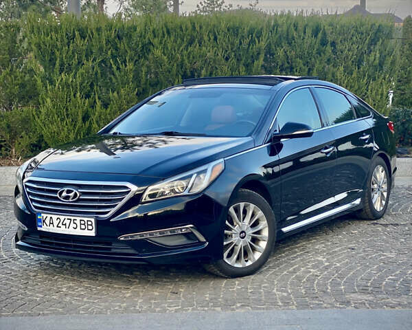 Чорний Хендай Соната, об'ємом двигуна 2.36 л та пробігом 170 тис. км за 13500 $, фото 1 на Automoto.ua