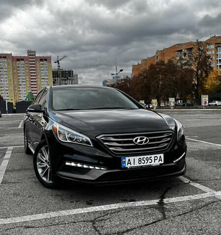 Черный Хендай Соната, объемом двигателя 2.4 л и пробегом 150 тыс. км за 13400 $, фото 1 на Automoto.ua