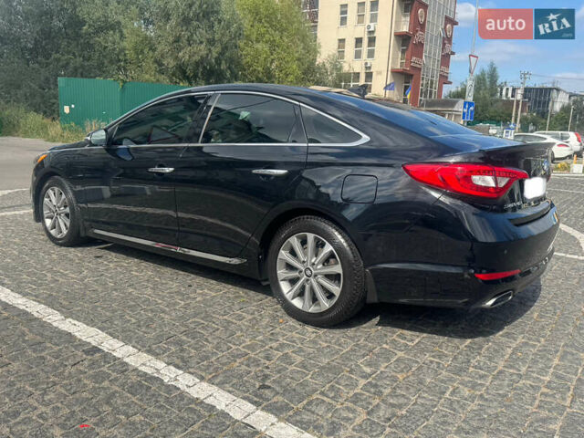 Черный Хендай Соната, объемом двигателя 2.36 л и пробегом 160 тыс. км за 13000 $, фото 10 на Automoto.ua