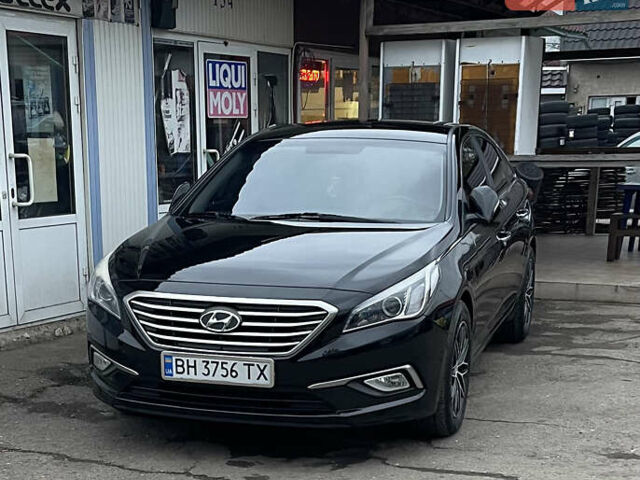 Черный Хендай Соната, объемом двигателя 2 л и пробегом 197 тыс. км за 13500 $, фото 5 на Automoto.ua